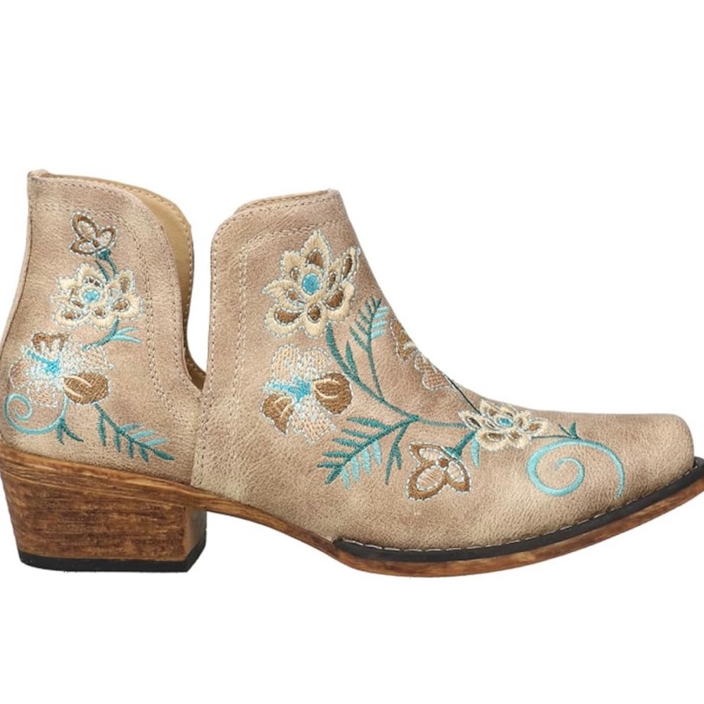 ROPER Ava Stems Western Boots, size 10.